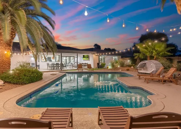 Ferienhaus 6 Bed Luxury Heated Pool *